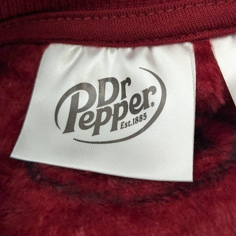 Dr Pepper Women's Cozy Sweater Red With Black Logo Size XSmall NWT - Picture 7 of 9